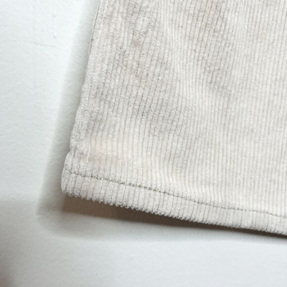 Levis Premium 70s High Flare Corduroy Pants Ivory White Womens 29 Bell Bottom - Picture 8 of 10